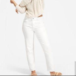 White Everlane Summer Jeans